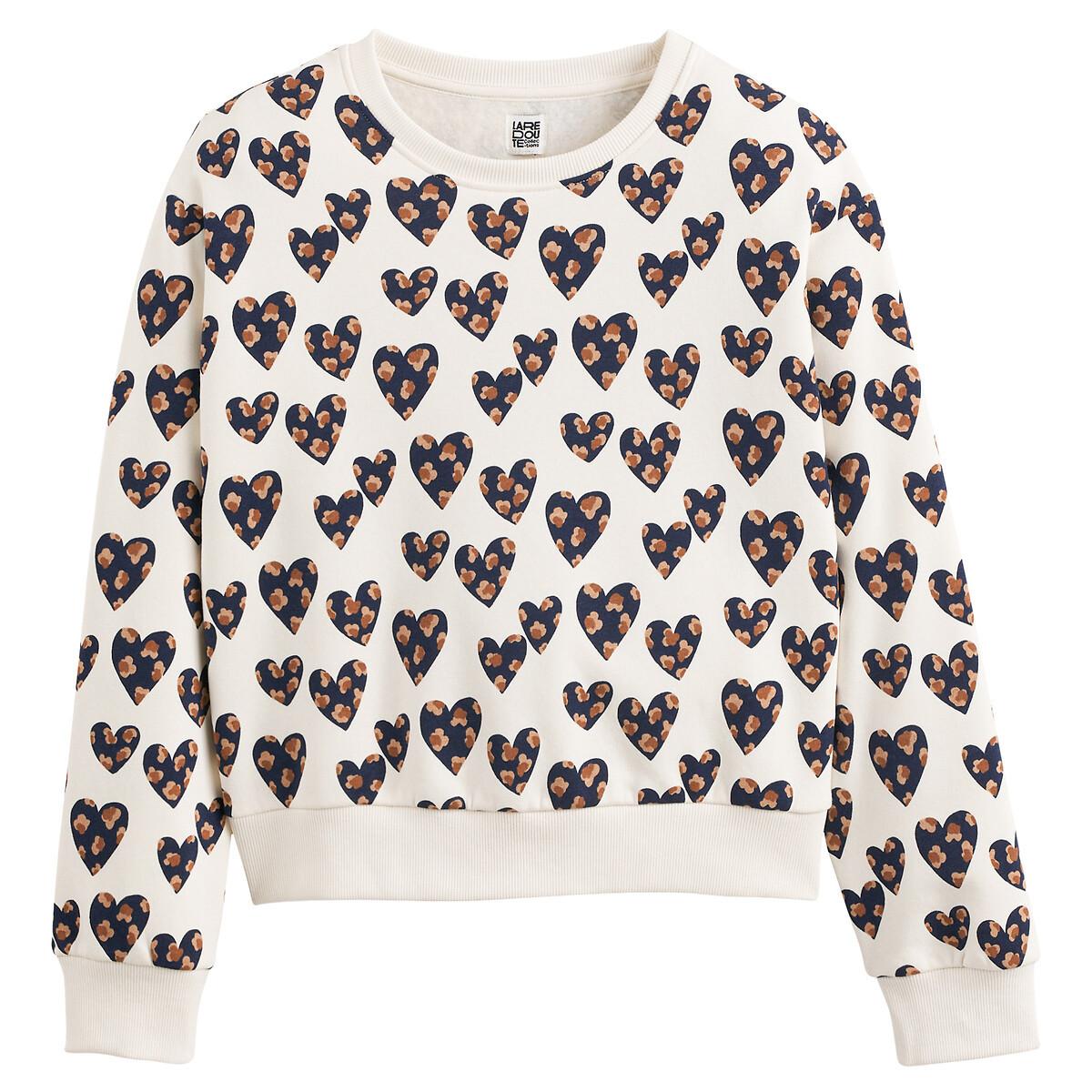 La Redoute Collections Bedrucktes Sweatshirt mit Herzen