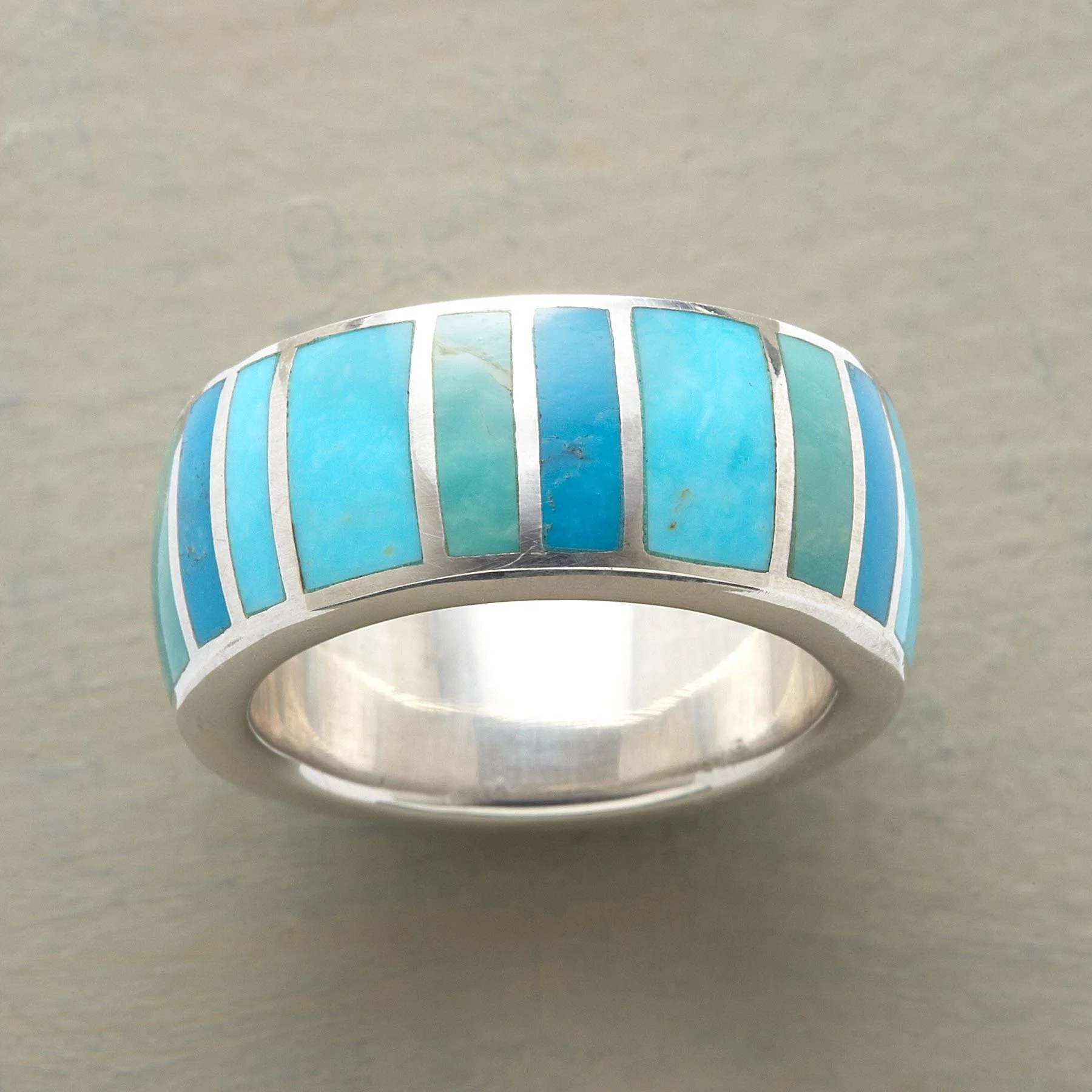 Blue Green Palette Ring