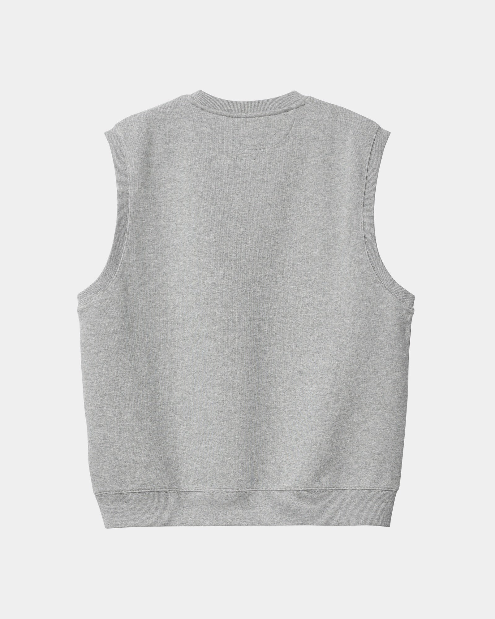 Final inventoryScript Vest Sweatshirt | Grey Heather