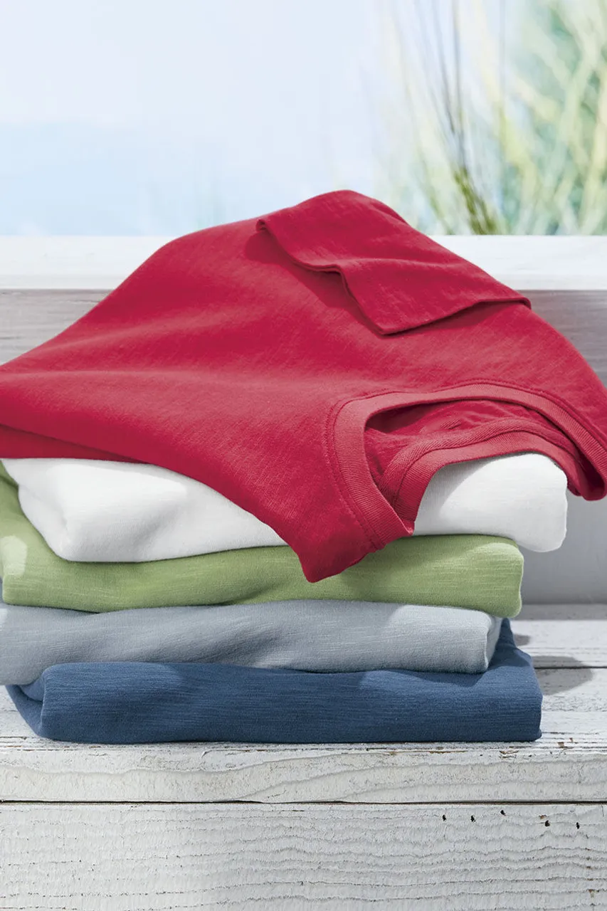 Just Right 3/4-Sleeve Slub-Knit Tee