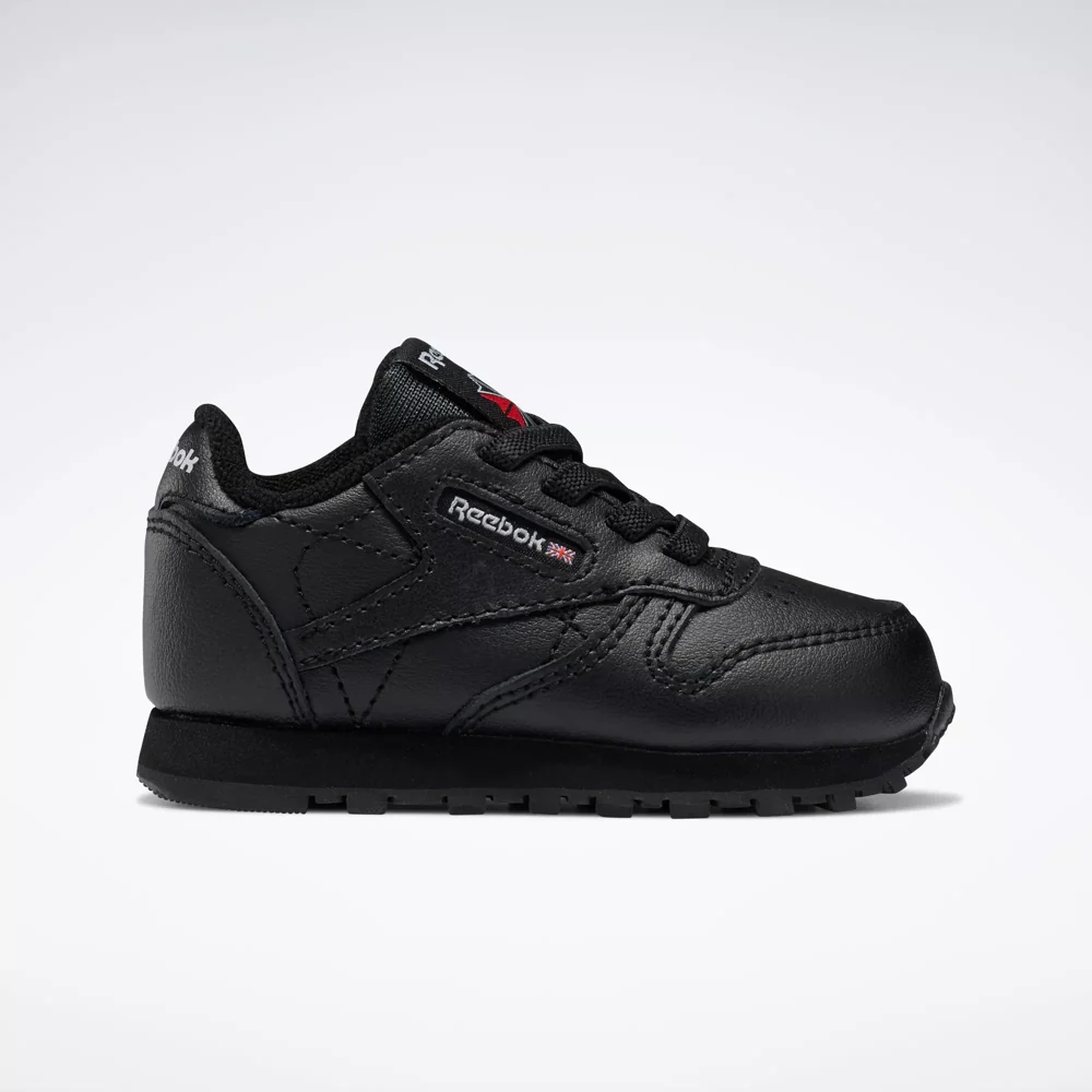 Final inventoryReebok Kid's Classic Leather Shoes - Core Black