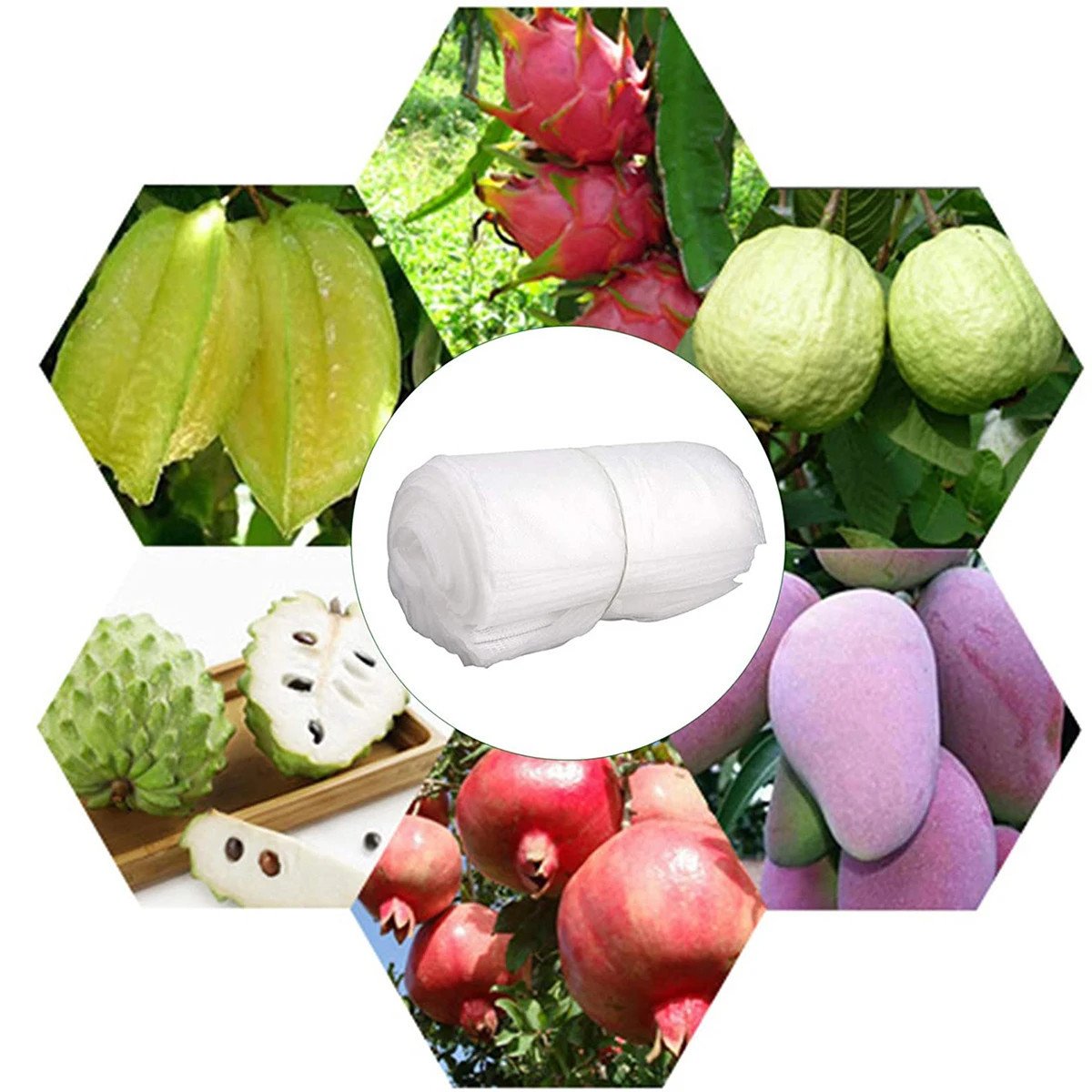Fruit & Grape Protection Bags – Nonwoven Mesh Anti-Bird & Insect Covers