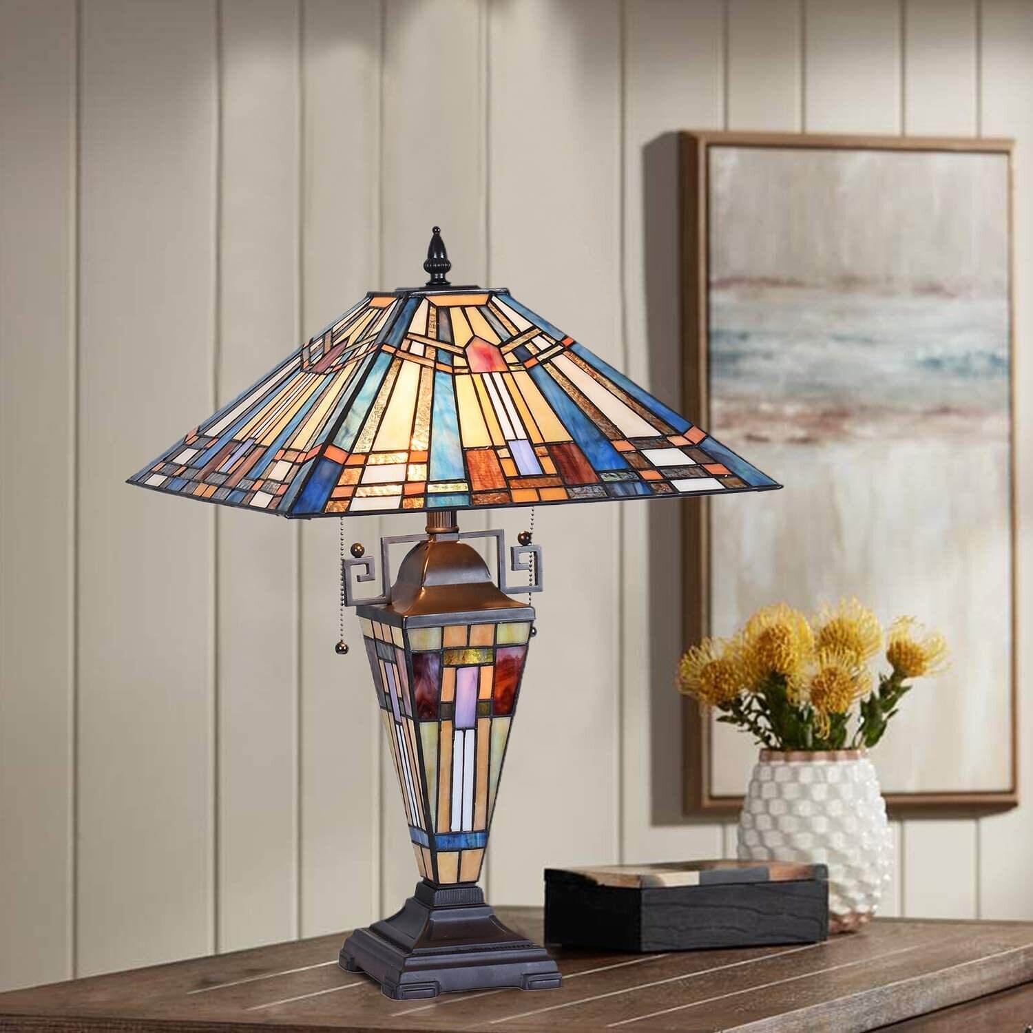 Tiffany Table Lamp Night Light 16