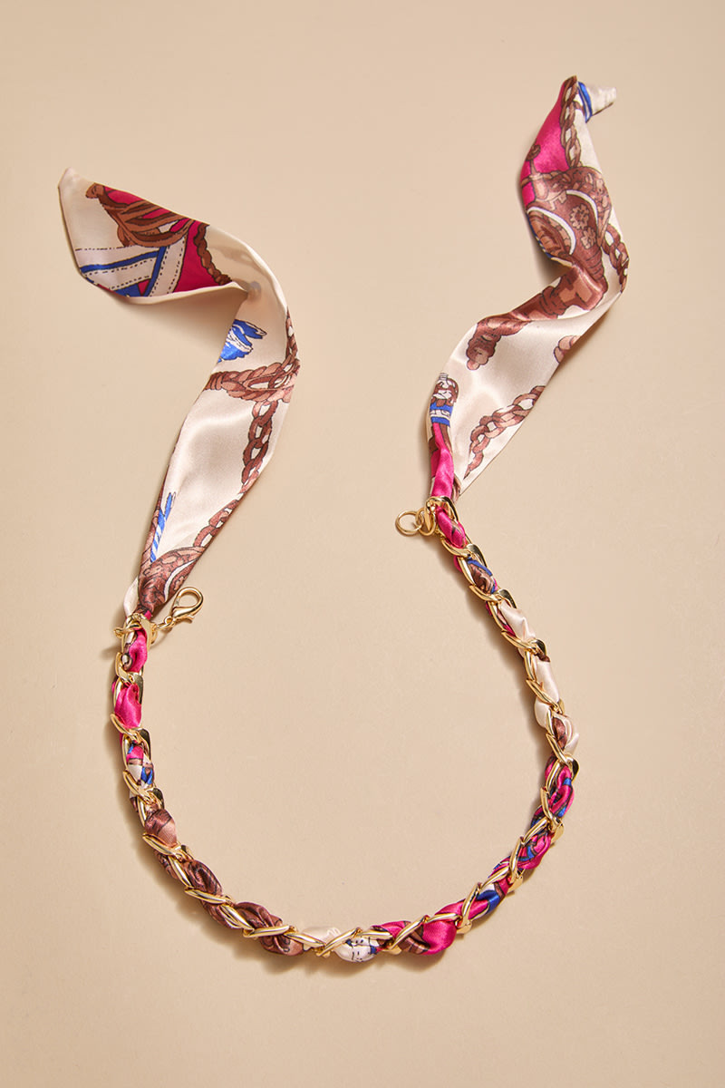 Charlotte Scarf Chain Necklace