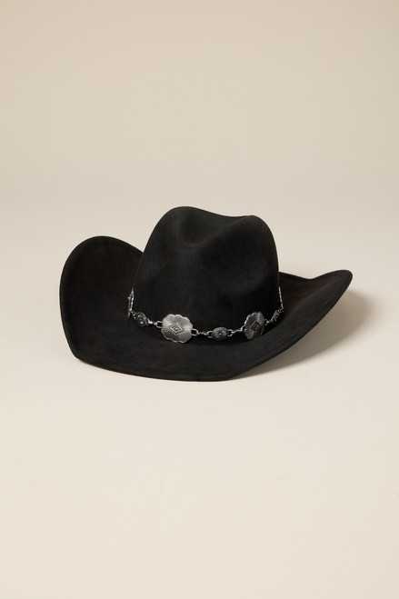 Ethel Chain Charm Cowboy Hat