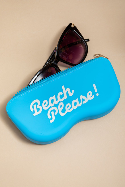Beach Please Sunglasses Case