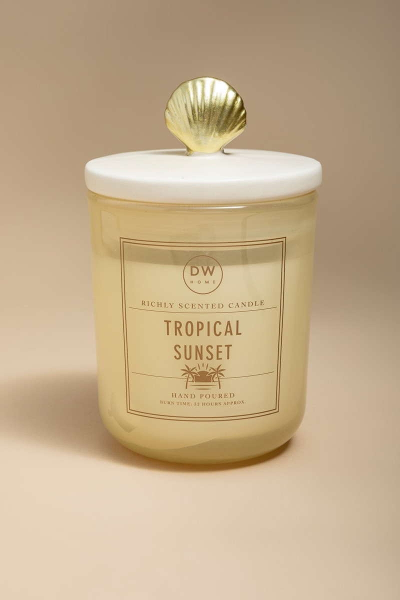 DW Home Tropical Sunset 11oz Scented Candle Jar