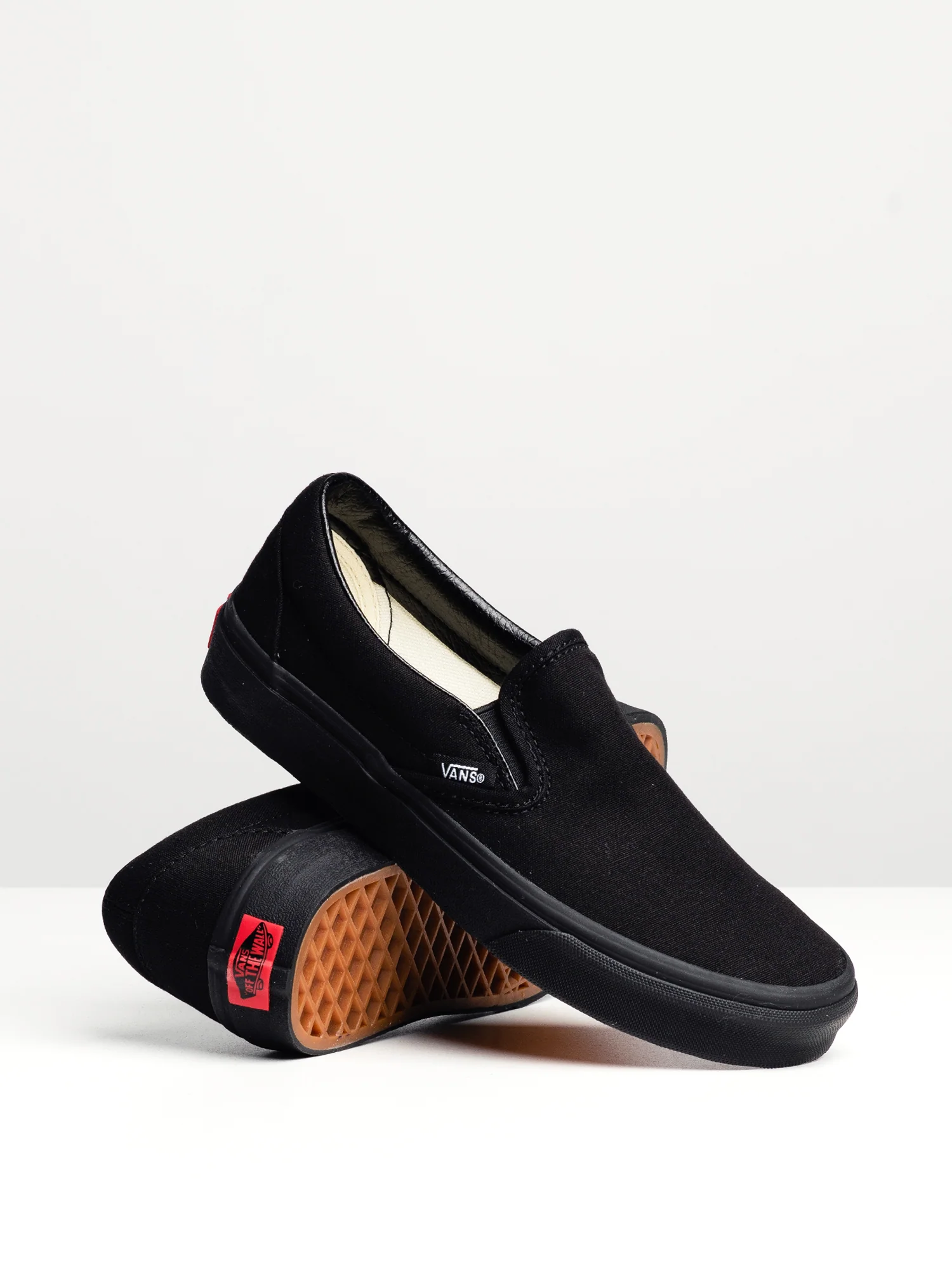 WOMENS VANS CLASSIC SLIP-ON CANVAS SHOES