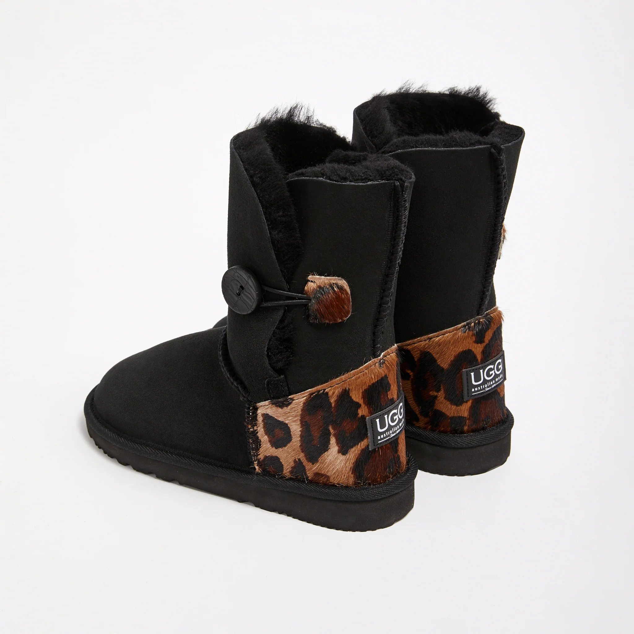 UGG®  Women's Burleigh Button Mid Designer Leopard