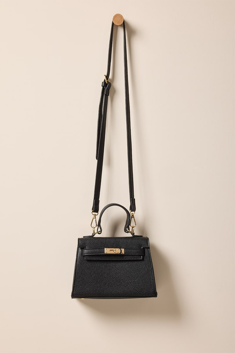 Hannah Turnlock Satchel Handbag