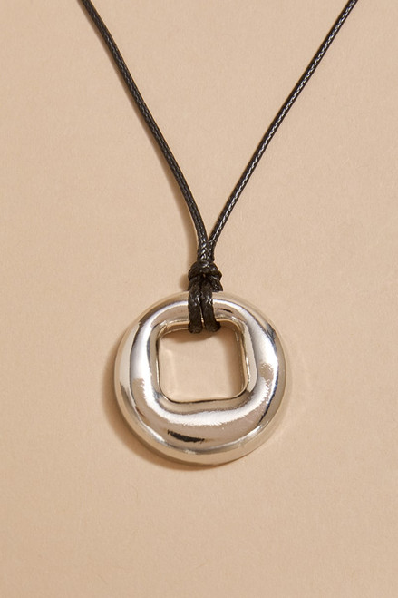 Patrice Circle Pendant Necklace
