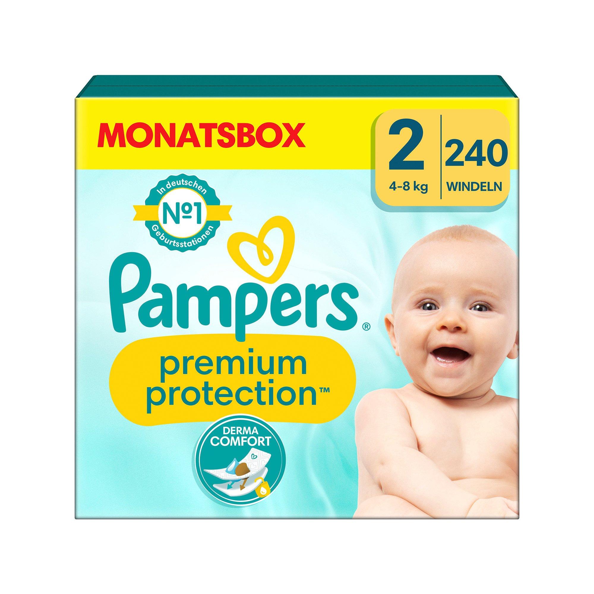 Pampers Premium Protection Grösse 2, Monatsbox