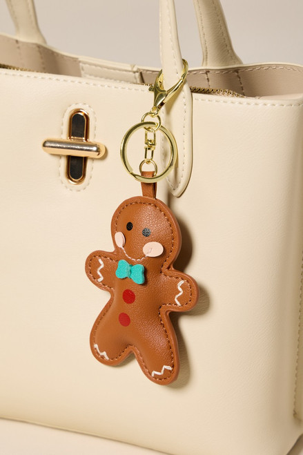 Gingerbread Bag Charm