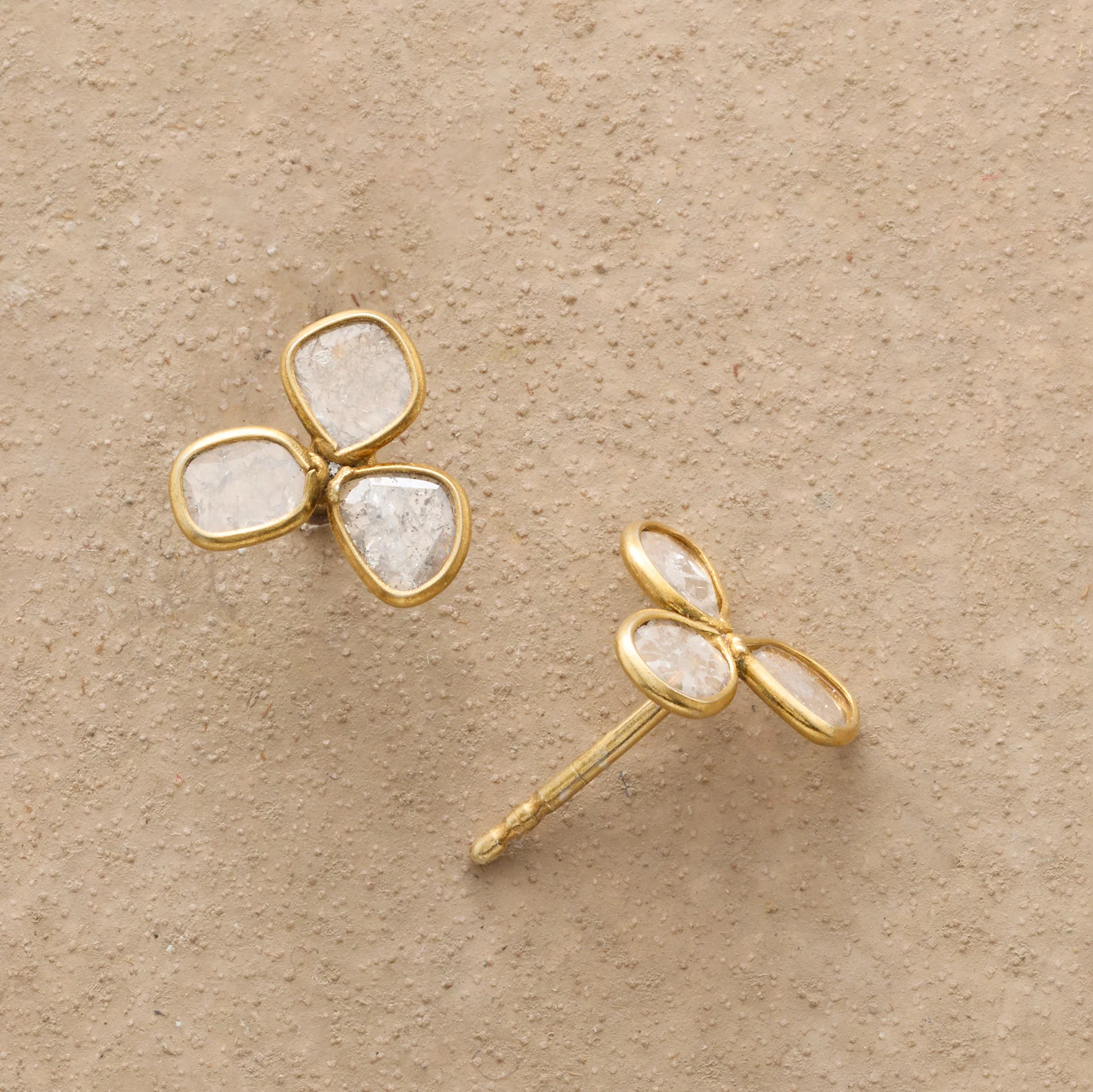 Diamond Floret Earrings