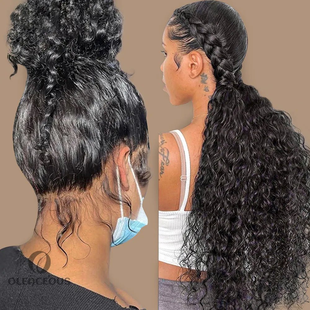 360 Lace Frontal Wig Brazilian Curly Wave Virgin  Hair