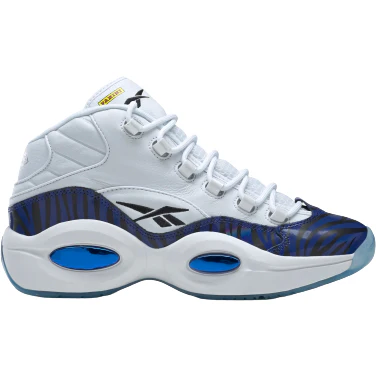 Final inventoryReebok Men's Panini Question Mid Basketball Shoes - Ftwr White / Classic Cobalt / Core Black