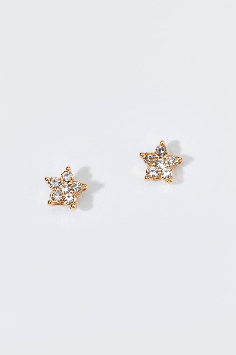 Hello Franki Crystal Star Stud Earrings for girls