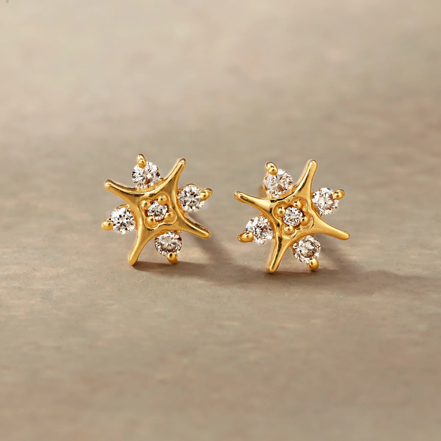 Diamond Etoile Earrings