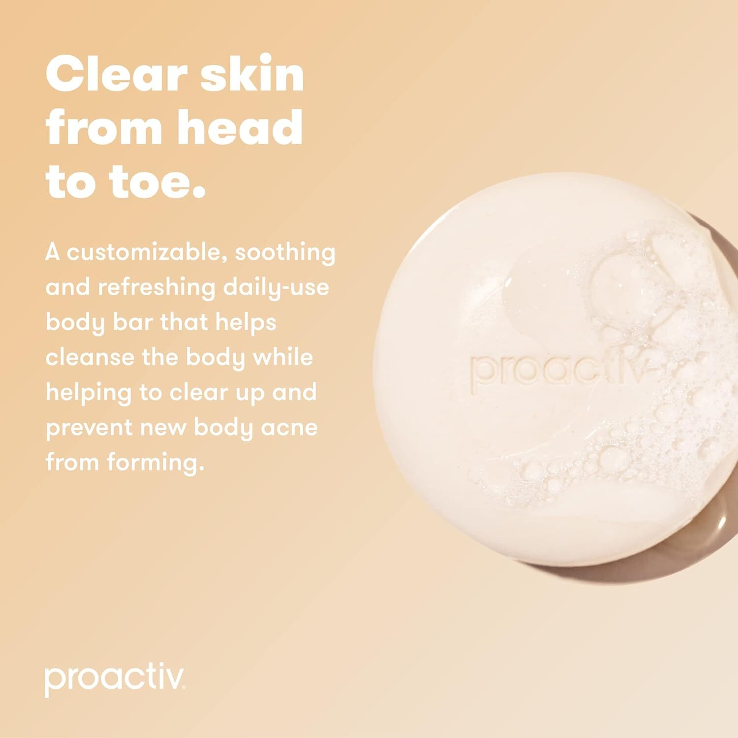 Proactiv Acne Body Bar- Salicylic Acid Cleanser And Acne Treatment, Face and Body Wash Acne Soap Bar- 4.5oz