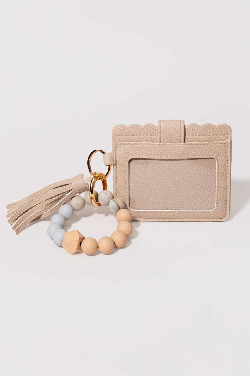 Tasha Elastic Key Bracelet Wallet