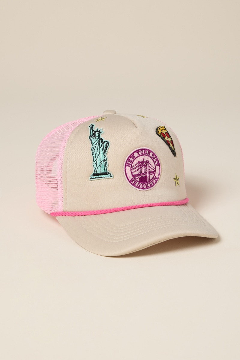 NYC Icon Patch Trucker Baseball Hat