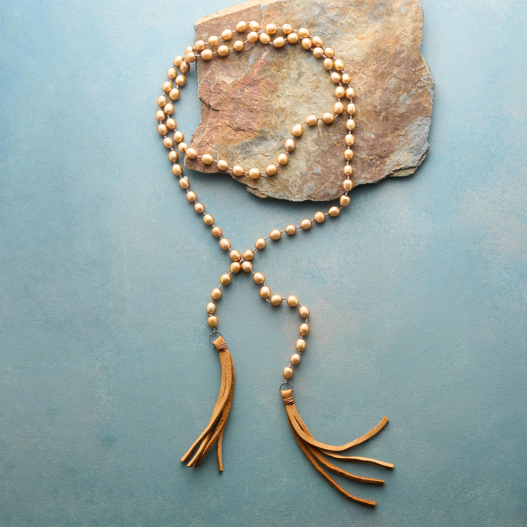 Golden Pearl Lariat