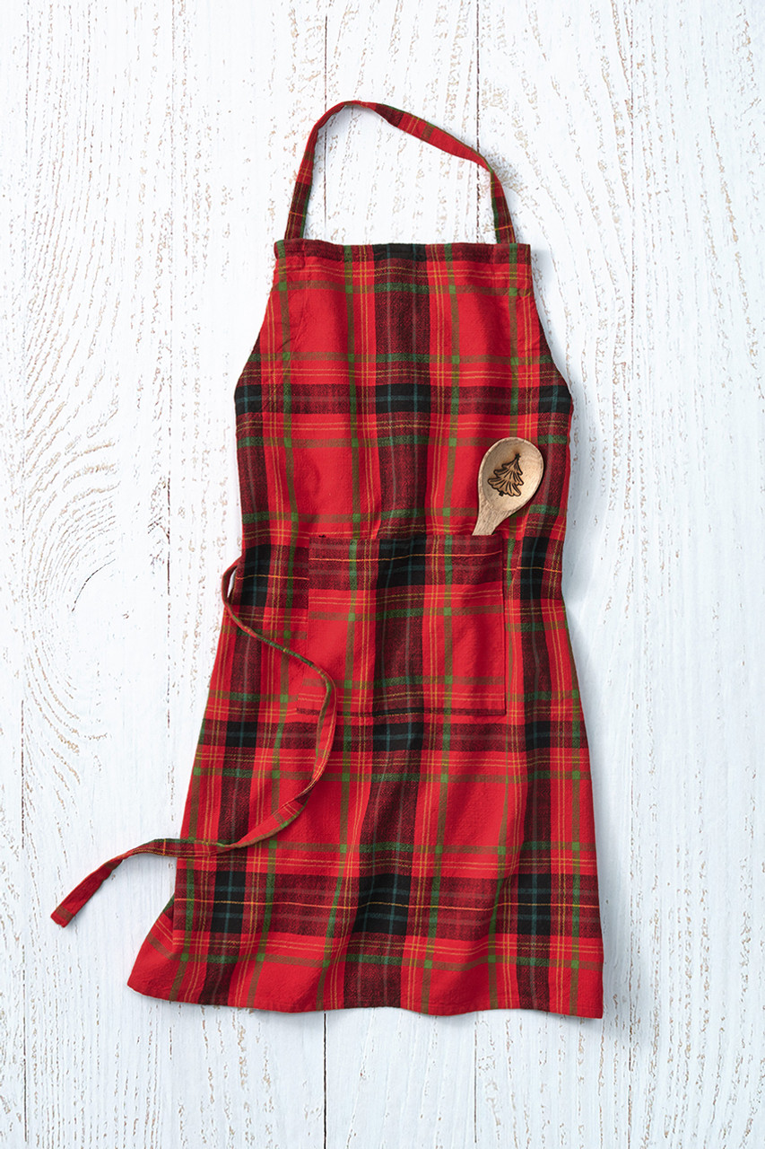 Merry Plaid Apron