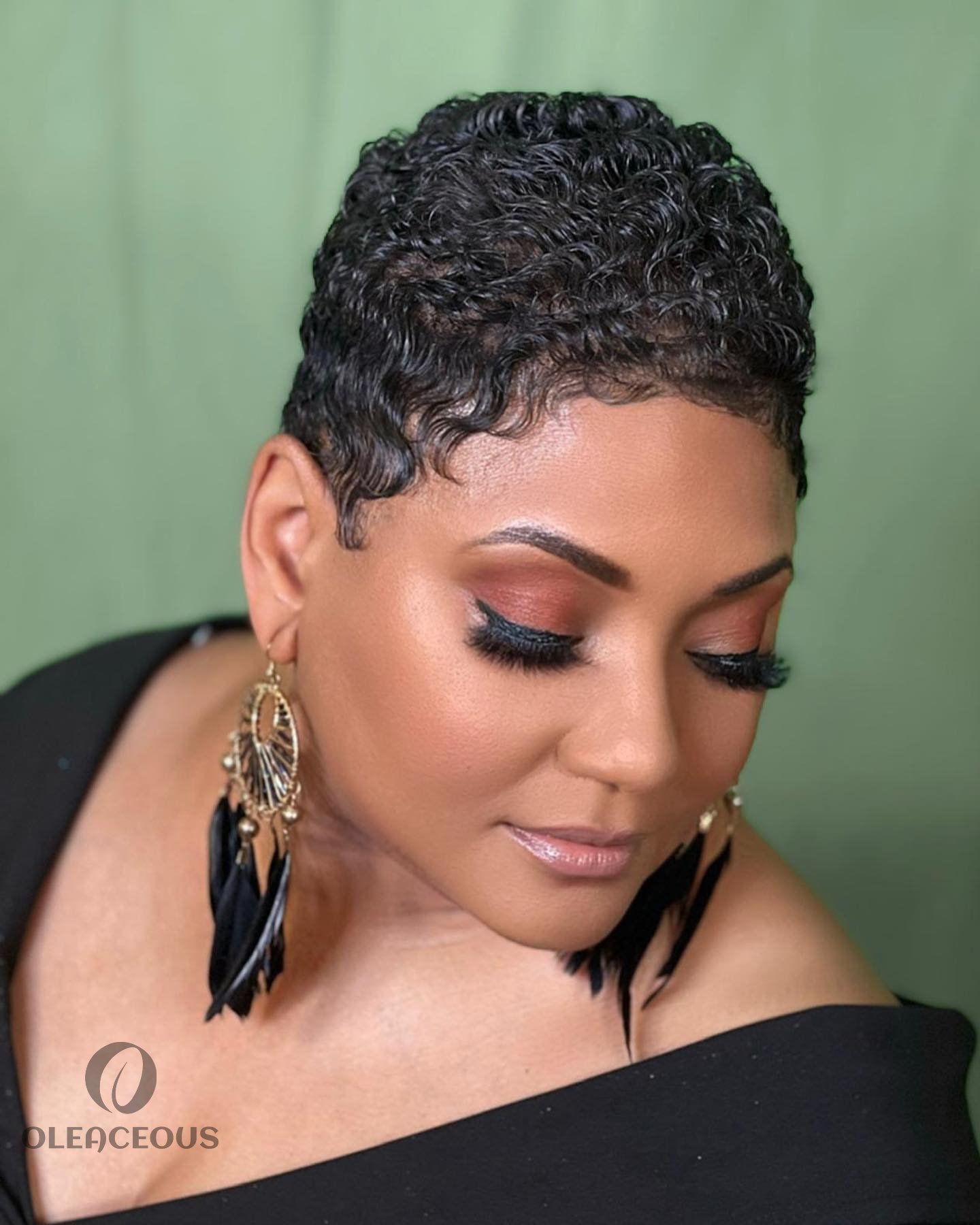 Hot Sale Short Full  Wig Curly Wig