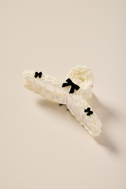 Sofia Crochet Bow Hair Claw