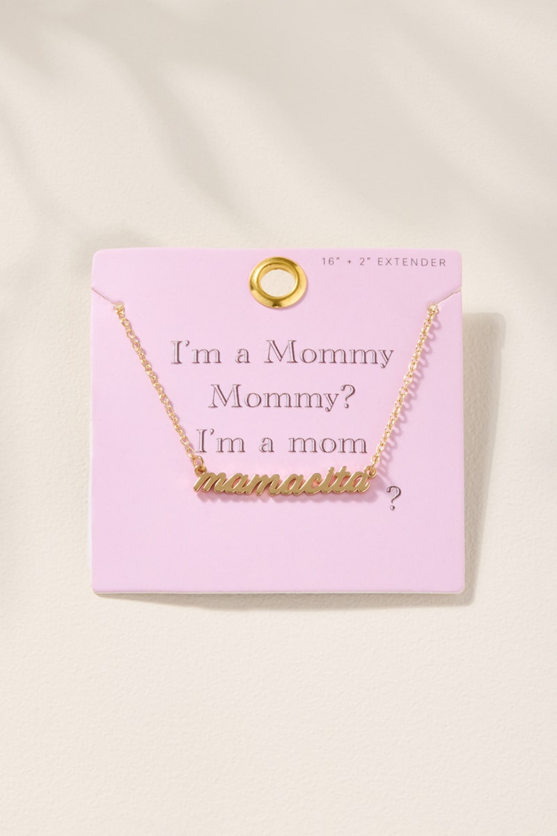 Mamacita Pendant Necklace