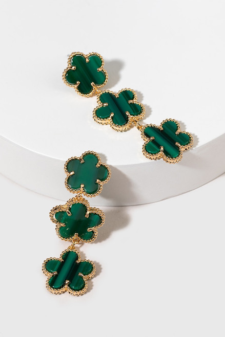 Stephania Flower Earrings