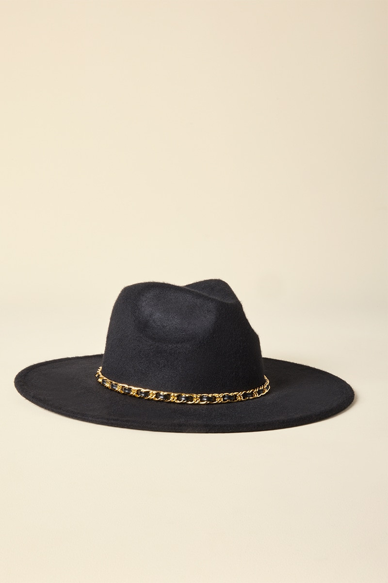 Anne Braided Chain Panama Hat