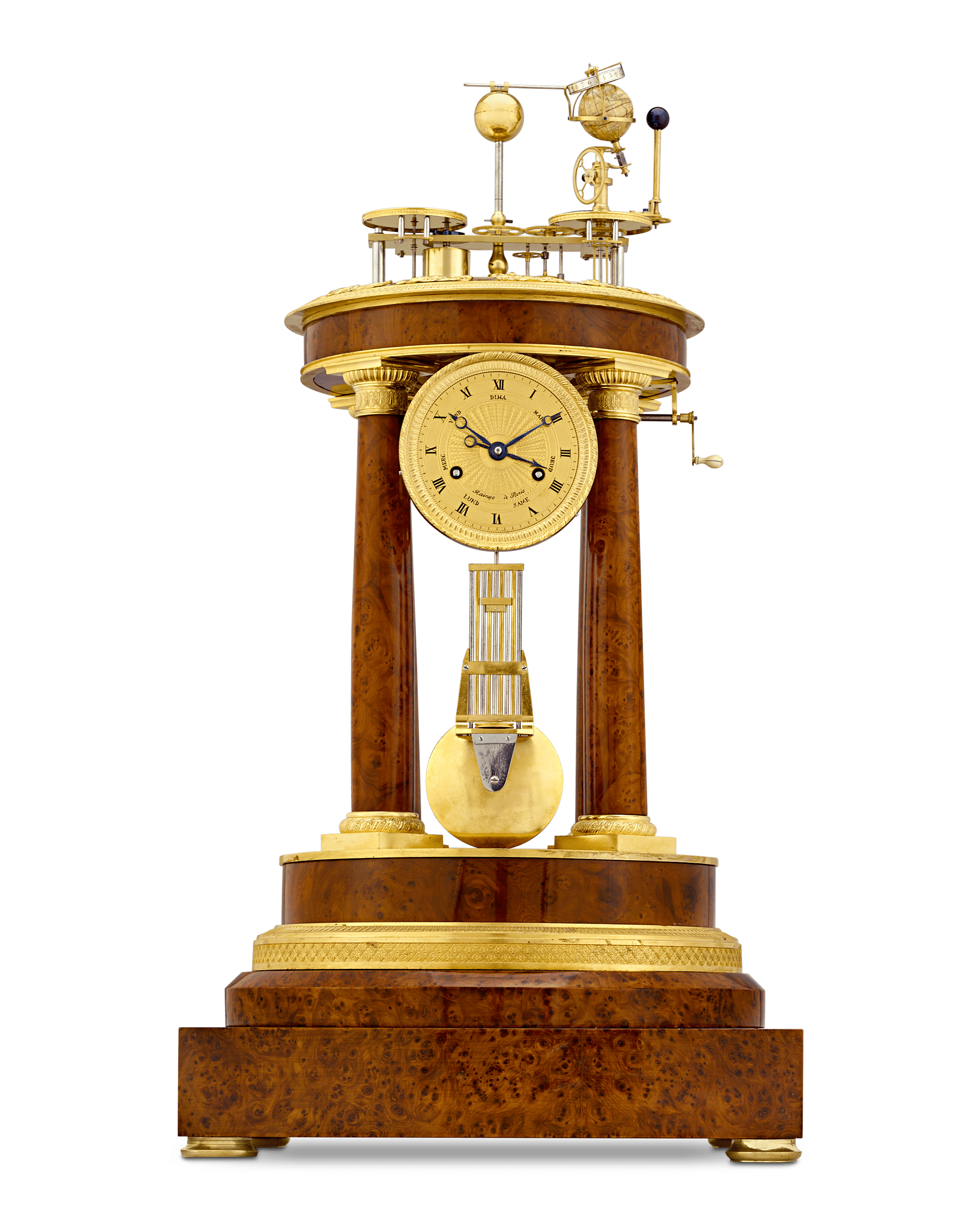 Orrery Clock By Raingo À Paris