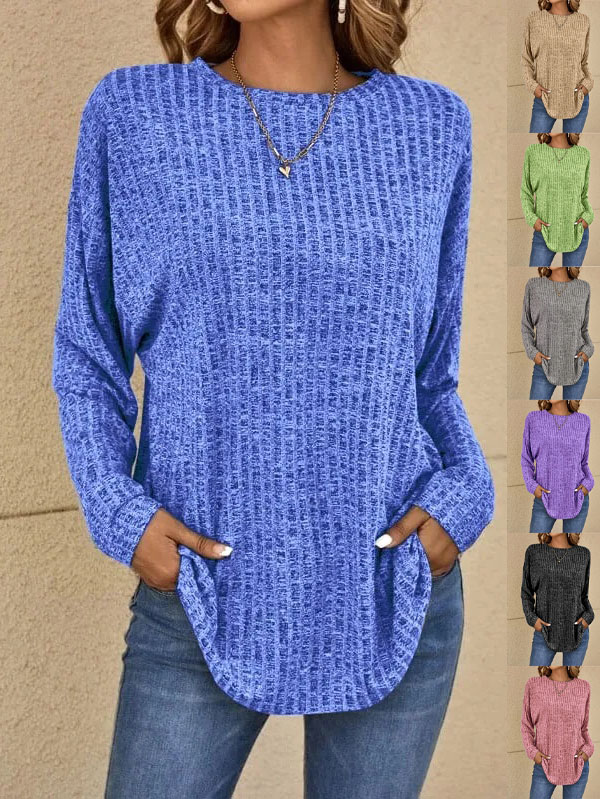 Casual long-sleeved sweater