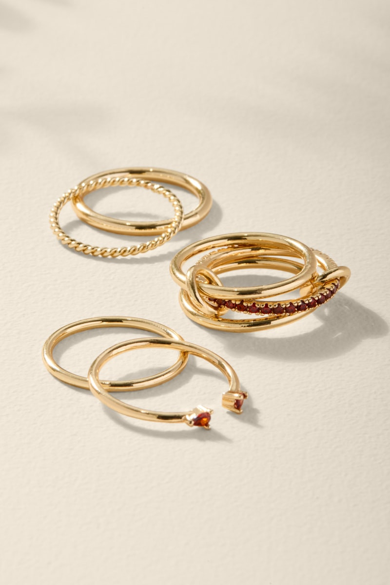 Isabelle Interlocked Ring Set