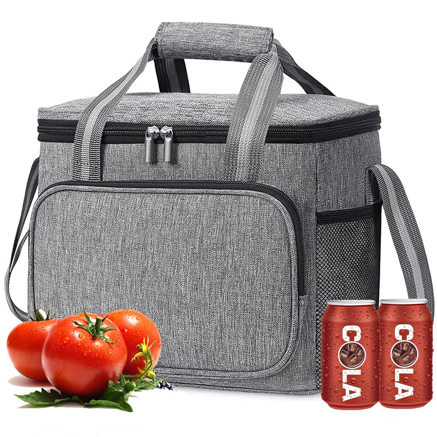 Only-bags.store Kühltasche Picknicktasche kleine faltbare Thermotasche für Lebensmittel isolierte Tasche wasserdichte Lunchbag Gefriertasche