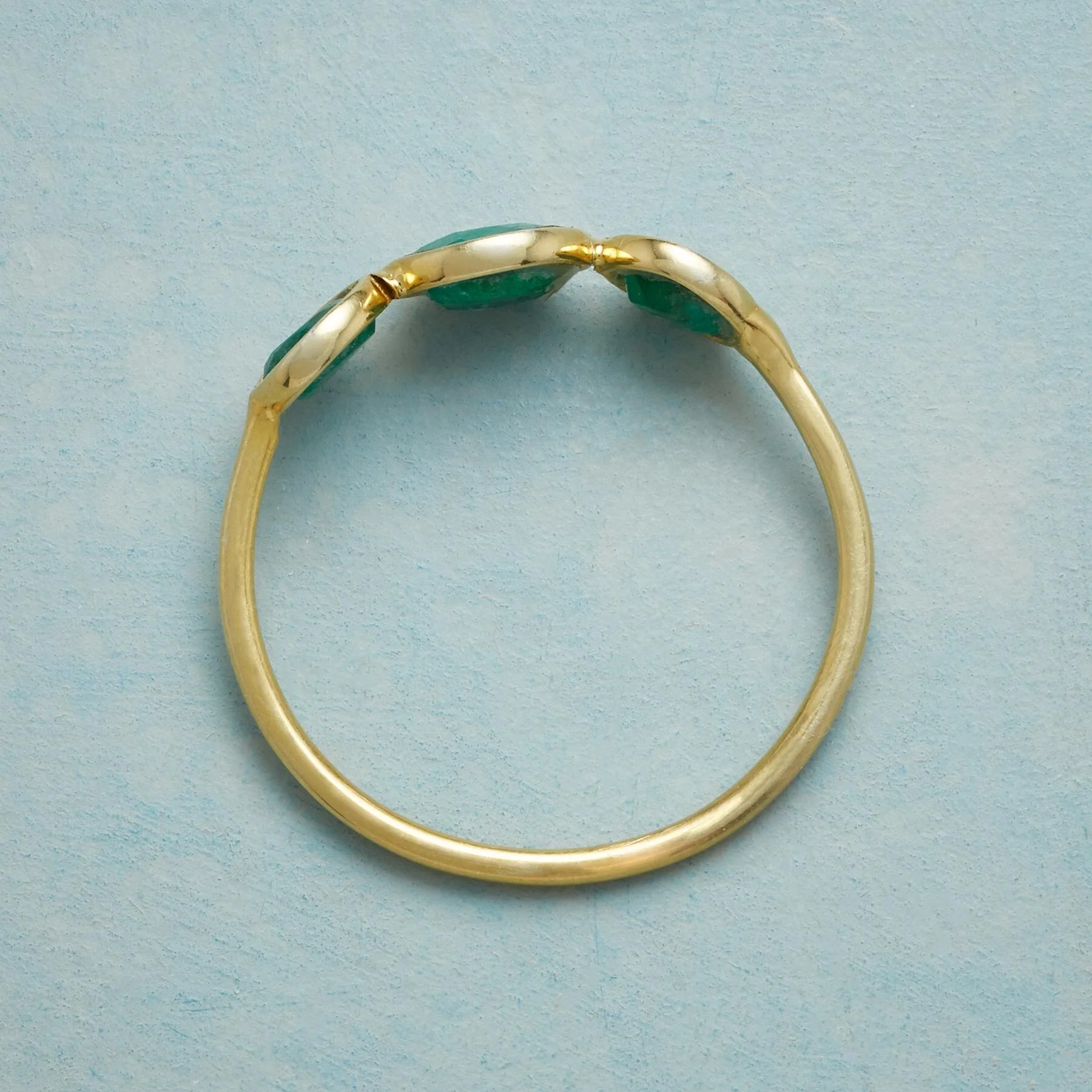 Green Trio Ring