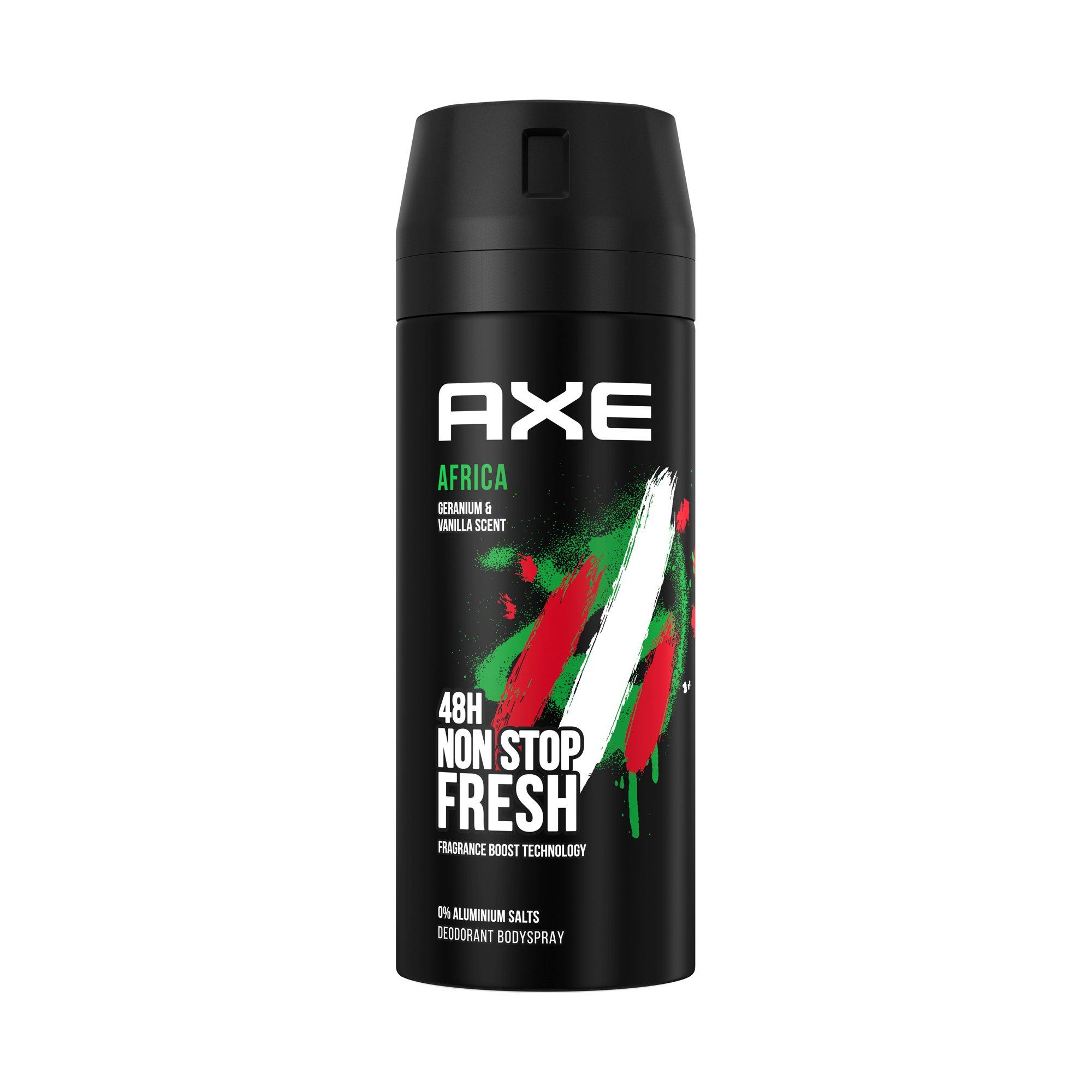 AXE AfricaDeodorant & Bodyspray Africa ohne Aluminiumsalze
