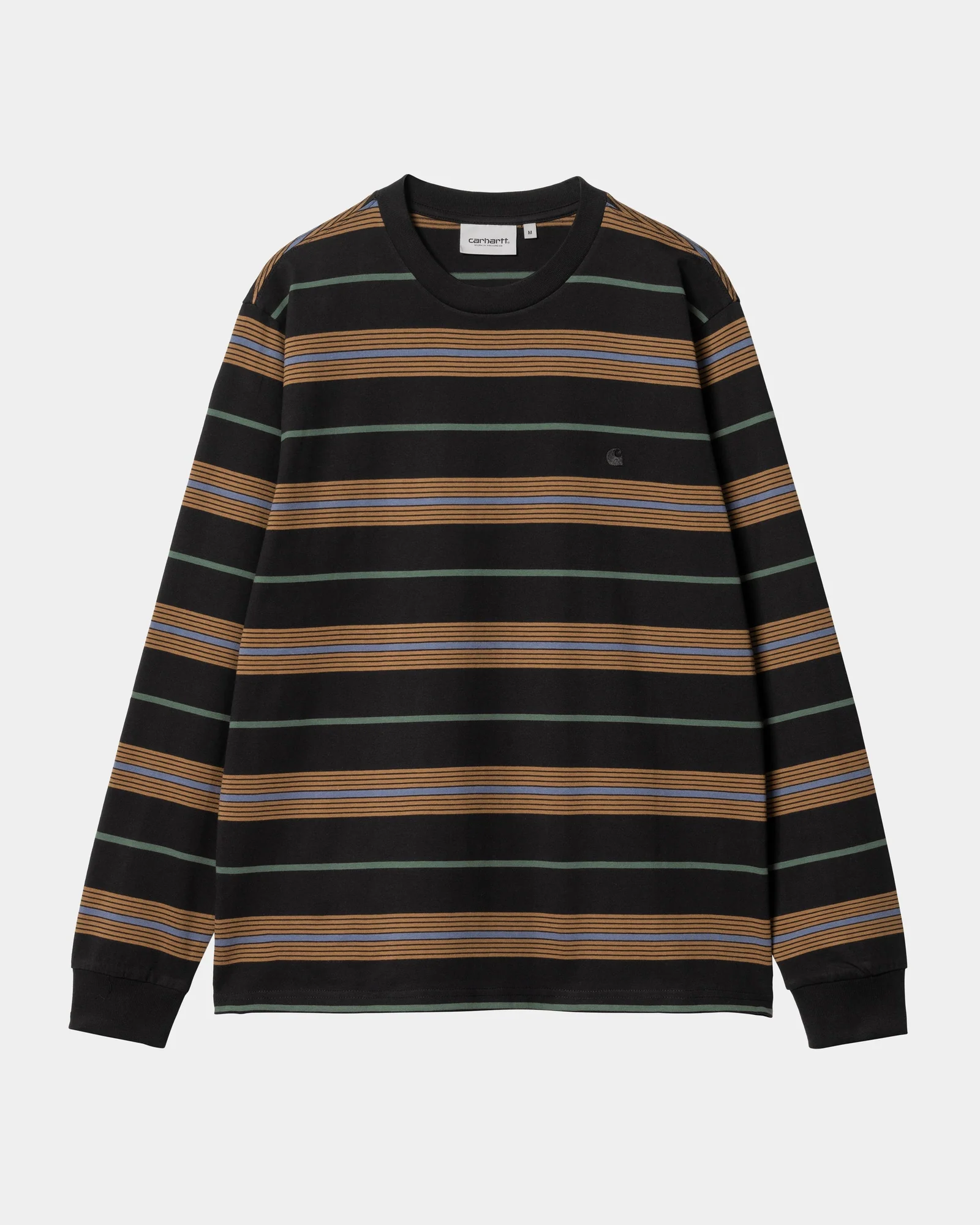 Final inventoryHaynes Stripe Long Sleeve T-Shirt |  Black
