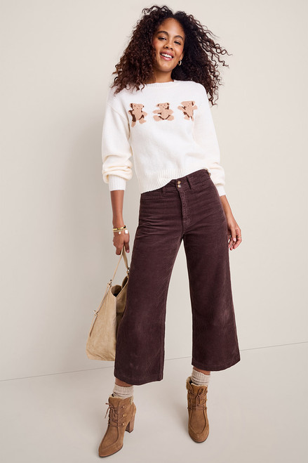 Kathy Corduroy Culotte Pants