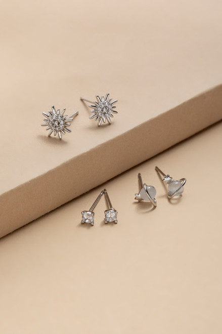 Tracy Starburst Stud Earring Set
