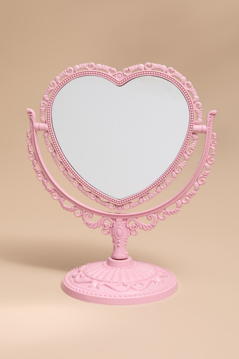 Heart Tabletop Vanity Mirror