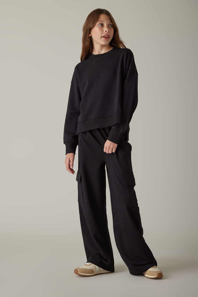 Hello Franki Kaitlin Solid Cargo Trouser for Girls