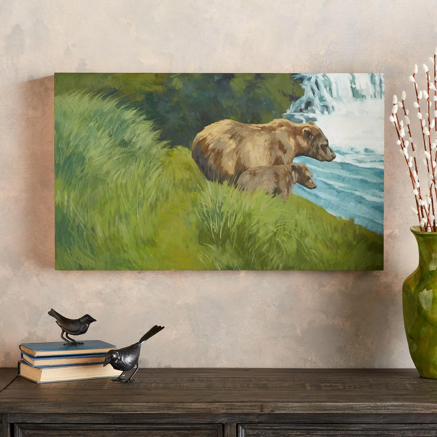 Fishing Lessons Painting