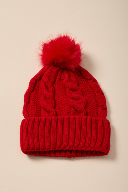 Jill Cable Knit Beanie