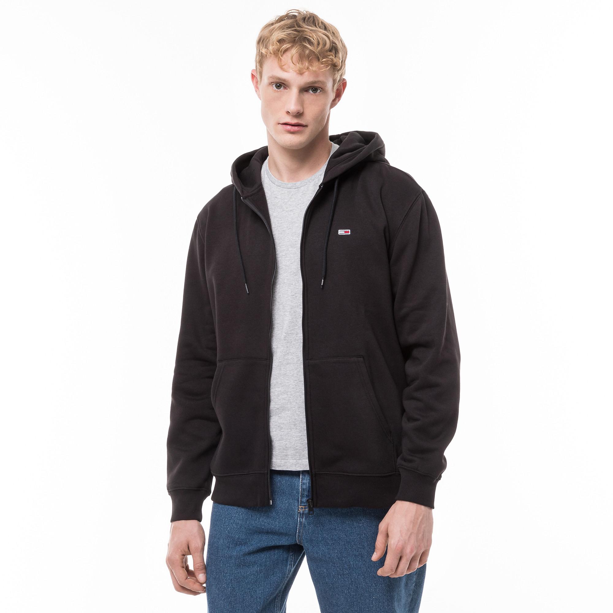TOMMY JEANS TJM REG S FLAG ZIP FLEECE THRUSweatjacke