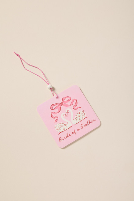 Birds Of A Feather Swan Air Freshener