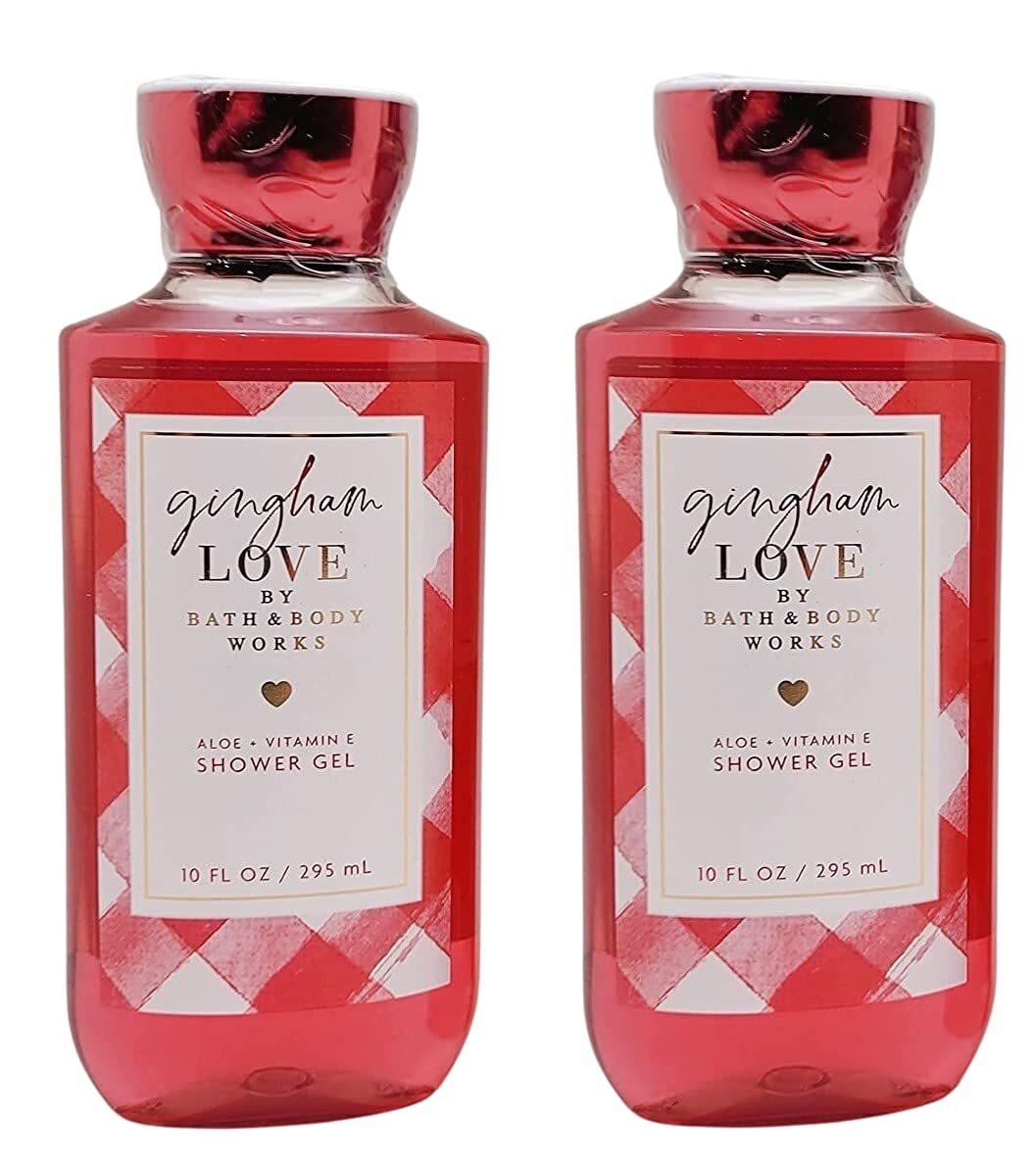 Bath & Body Works Gingham Love Shower Gel Gift Sets 10 Oz 2 Pack (Gingham Love)