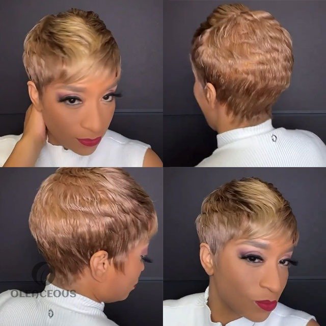 2026 New Fashion Summer Short Bob Pixie Cut Wig