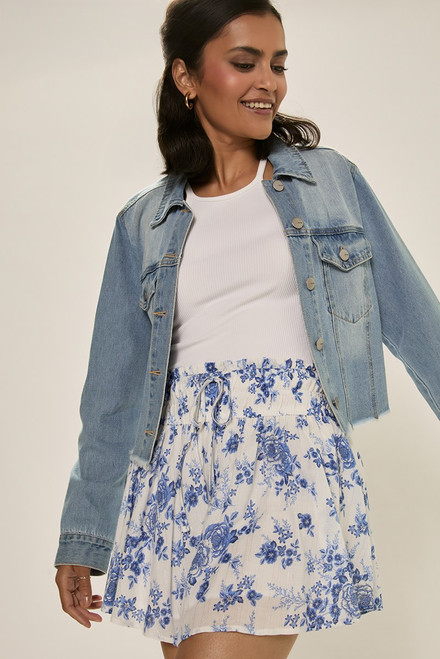 Tanya Floral Flippy Skirt
